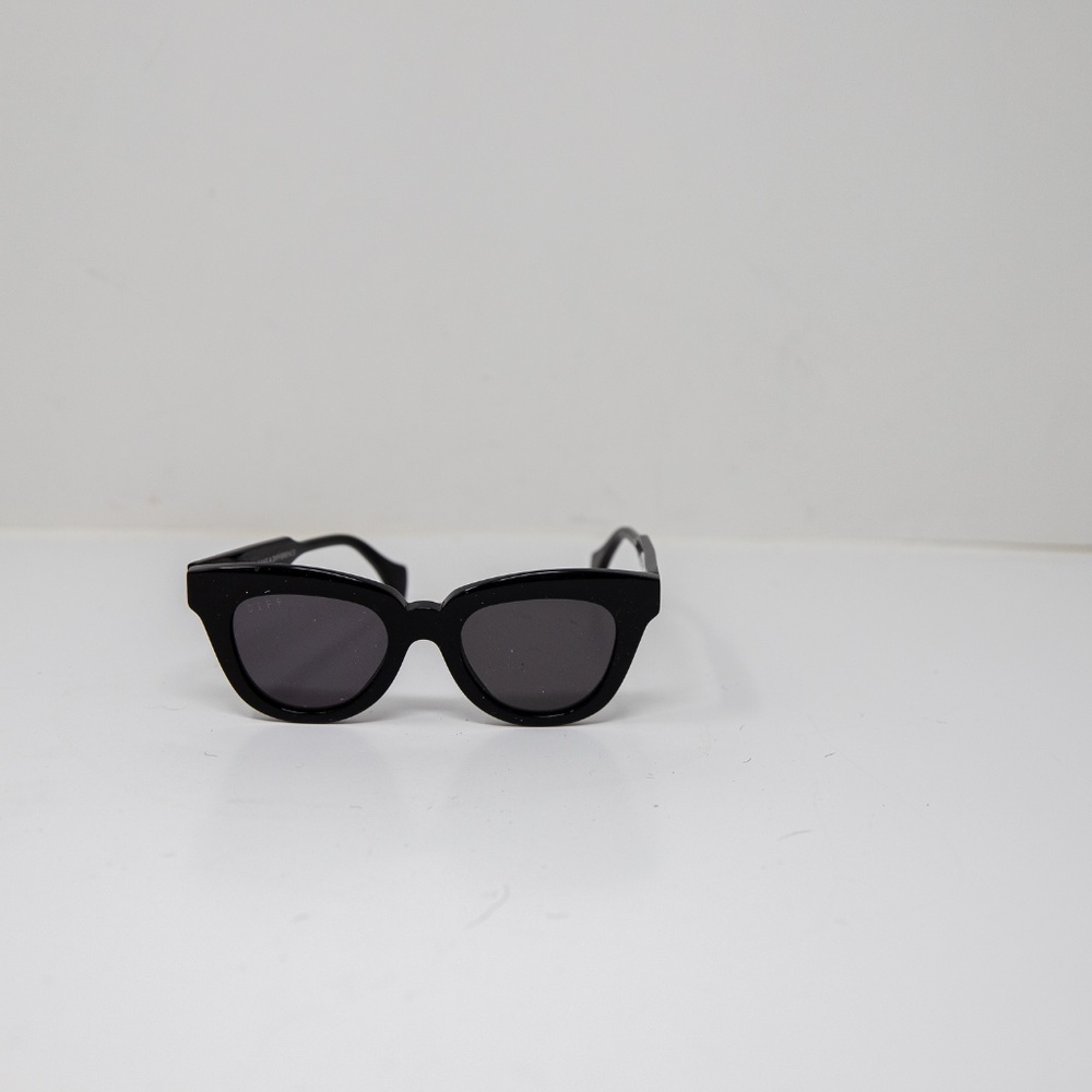 Diff Eyewear Jagger Solid Black Frames Lenses Rou… - image 7